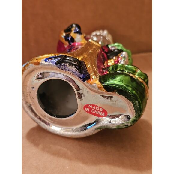 Christmas Fantasy Ltd Wonderland Gift Santa Collection Ceramic Santa 5" Metallic - Picture 5 of 7